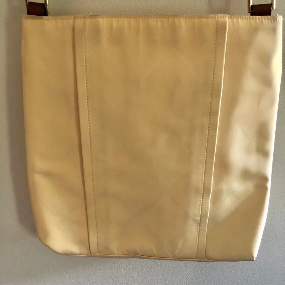 Vera Bradley Rectangular Pale Yellow Adjustable Strap Purse